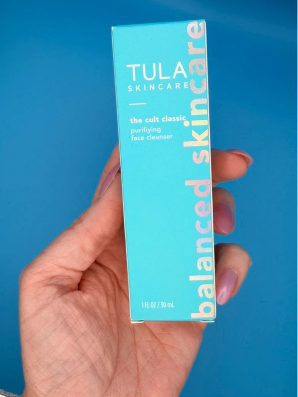 TULA The Cult Classic Purifying Face Cleanser 1 oz 30ml Travel Size NEW